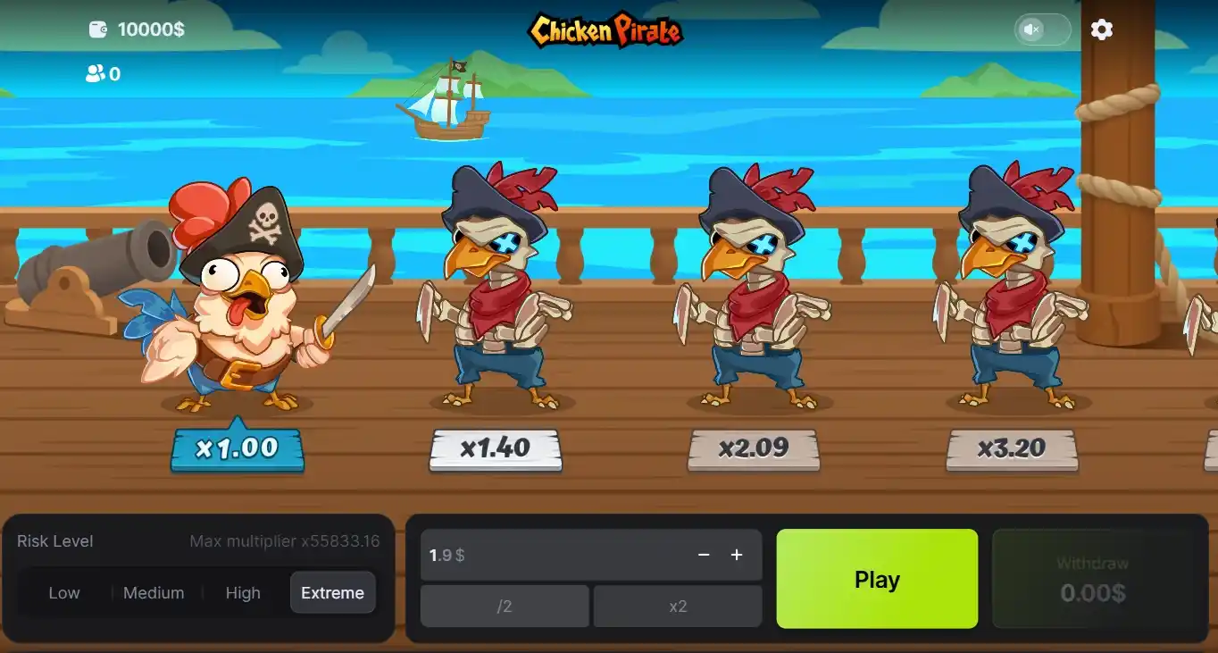Where to Play Chicken Pirate