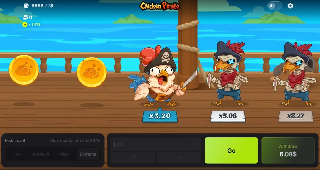 Chicken Pirate Bonuses & Promotions